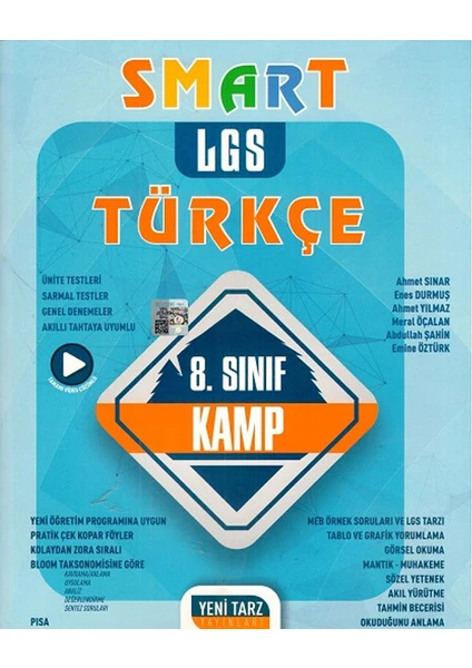 Yeni Tarz Yayınları 8. Sınıf LGS Türkçe Smart Kamp