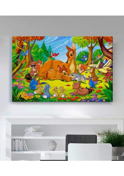 Çocuk Odası Için Dekoratif Kanvas Tablo