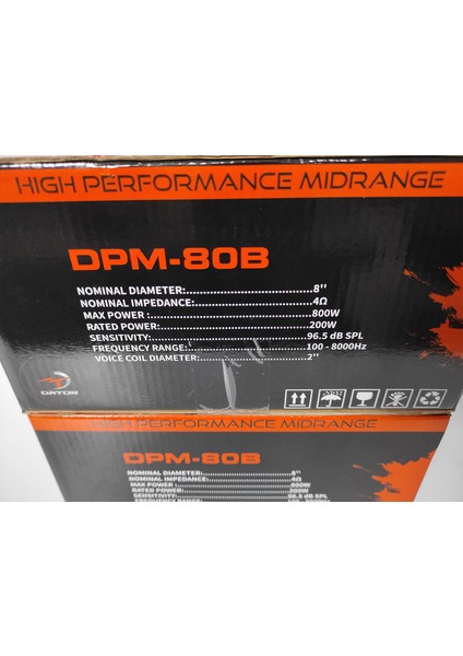 DPM-80B 20 cm Kurşun Göbek Midrange DPM-80B