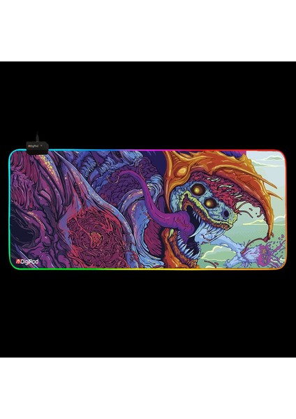 RGB Kaymaz Taban Mouse Pad 70 x 30 4 mm