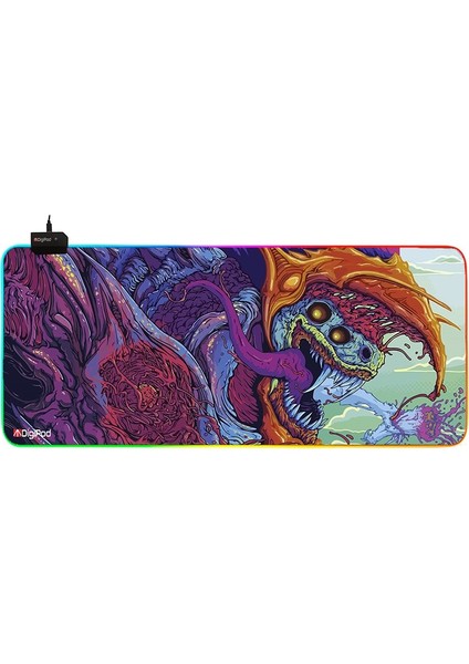 RGB Kaymaz Taban Mouse Pad 70 x 30 4 mm