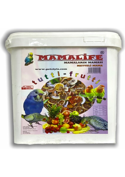 mnö MAMMAMİA mix Mamalife Meyveli 5 kg