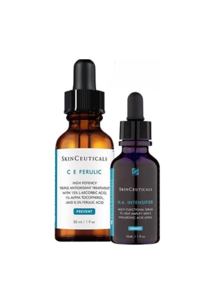 C E Ferulic Antioksidan Serum 30 ml + Ha Intensifier Hyalüronik Asit Serum 15 ml