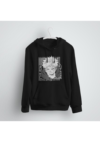 Karikatür Store Jujutsu Kaisen Yuji Tadori Manga Anime Kapşonlu Sweat