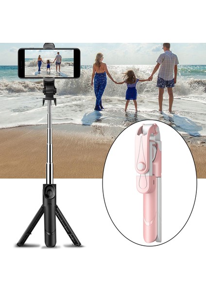 Uzatılabilir Selfie Stick Tripod Standı İle Telefon Tutucu (Yurt Dışından)