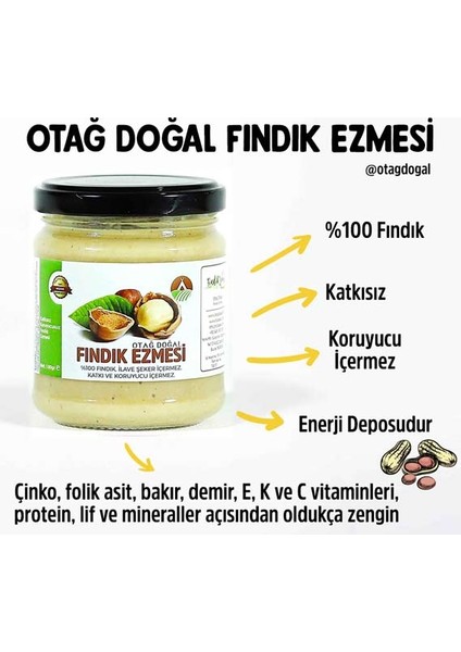 Katkısız Fındık Ezmesi 350GR