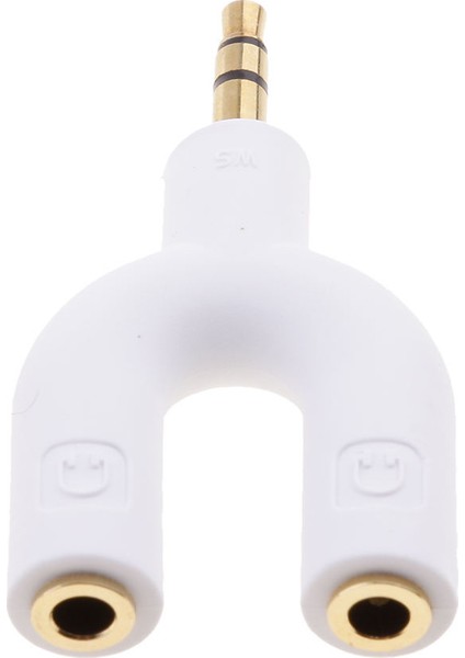 Stereo Ses Splitter Kulaklık 2 Yollu Adaptör Anahtarlık Beyaz (Yurt Dışından) modelleri