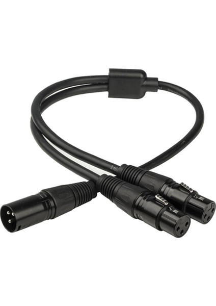 3 Pin Xlr Mikrofon Kablosu Ses Siyah (Yurt Dışından)