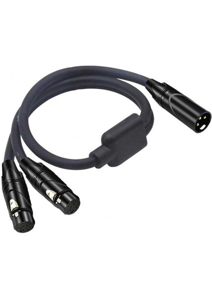 3 Pin Xlr Mikrofon Kablosu Ses Siyah (Yurt Dışından)