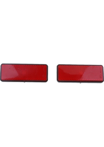 2 Adet Kare Kırmızı Reflektörler Motosikletler Için Evrensel Atv Bisiklet Dirt Bike (Yurt Dışından) fiyatları