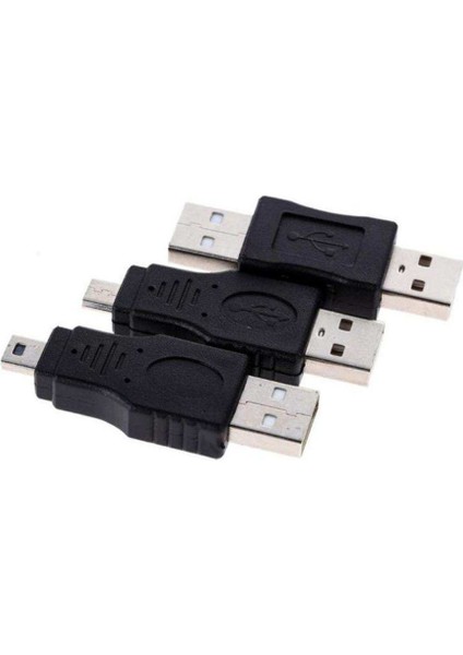 12 Adet Adaptörler Kiti 12 1 Otg Usb2.0 Erkek Kadın Mikro USB Mini USB (Yurt Dışından)