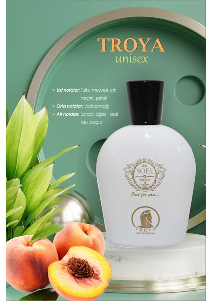 Troya Edp 100 ml Unisex Parfüm 8295647812355