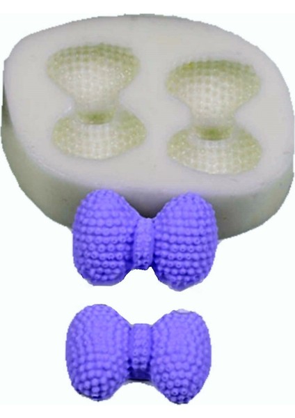 Çift Minyatür Fiyonk 3cm Silikon Kalıp K-046