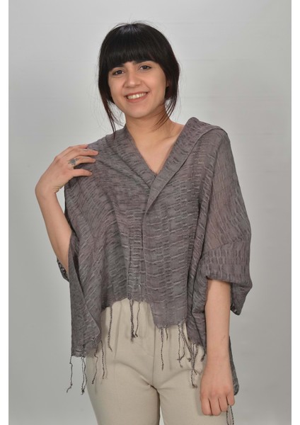 El Dokuması Kadın Ipek Şal