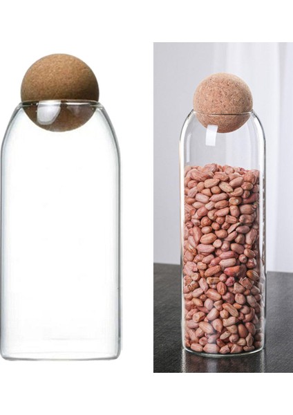 Mantarlı Cam Şişe Kavanoz 1600 ml (Yurt Dışından) modelleri