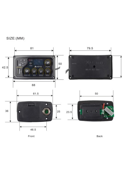 Mp3 Ritimli Ekolayzer + 40 Adet Ritmli USB Bellek