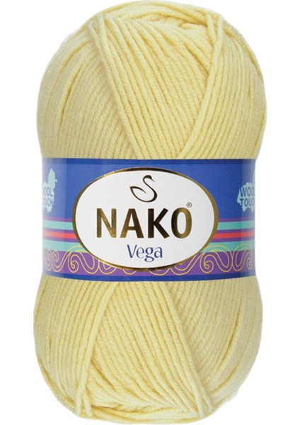 Vega El Örgü Ipi Ipliği Yünü Renk KODU:11599-LIMONATA