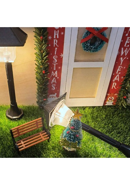 5 Adet 1:12 Dıy Dollhouse Kapı Minyatür Mobilya Noel Ağacı Modeli Dekor (Yurt Dışından)