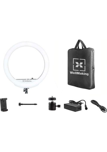 18" Ring Light LED Işık - 48W Halka Işık Sistemi