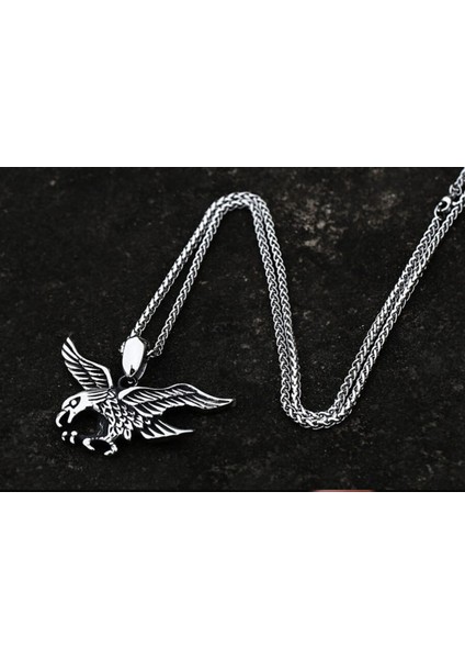 Daisyshop Paslanmaz Çelik Kartal Kolye