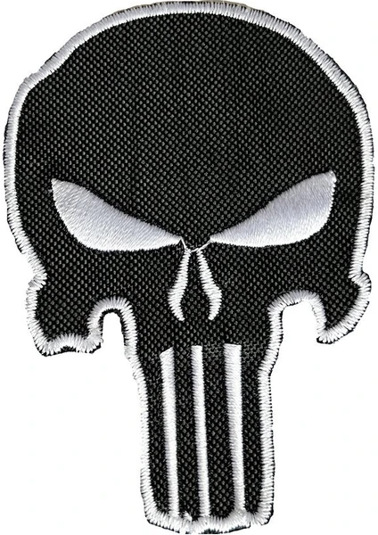 Metal Giyim Punisher Ufak Boy Patch