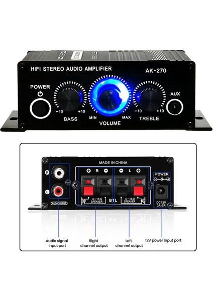 Ses Stereo lifikatör Güç Hoparlör (Yurt Dışından) modelleri