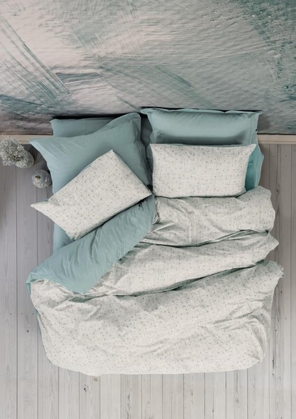 Cottonbox Petite Drops Mint Tek Kişilik Nevresim Takımı