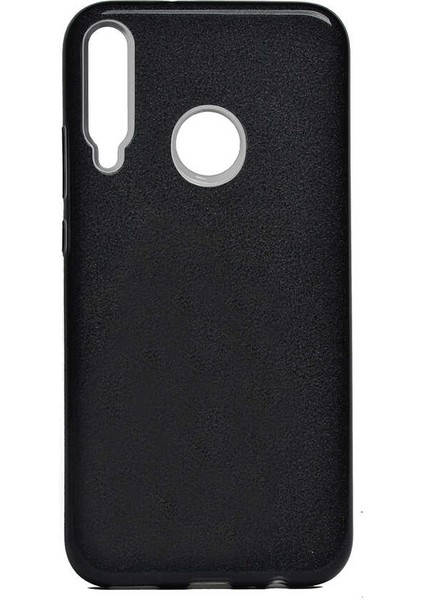 Huawei P40 Lite E Kılıf Zore Shining Simli Silikon Kılıf