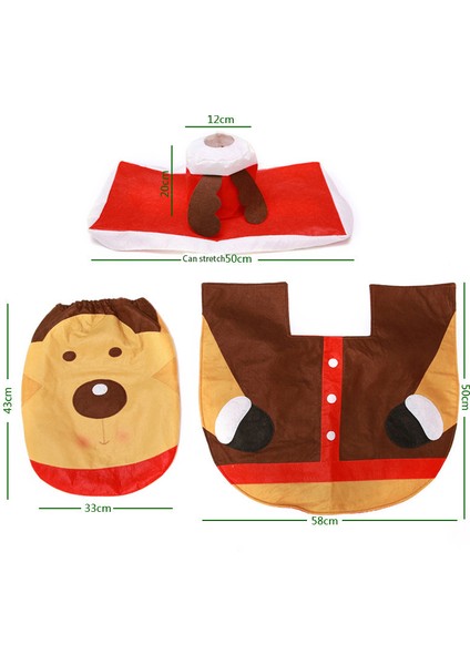 3 Parça Noel Banyo Seti (Yurt Dışından) fiyatları