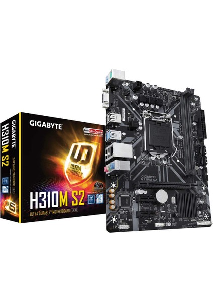 Gigabyte H310M S2 Intel 1151PIN 2666MHZ Ddr4 Anakart