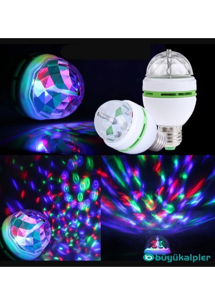 3W Rgb Disko Ampul 43-0555