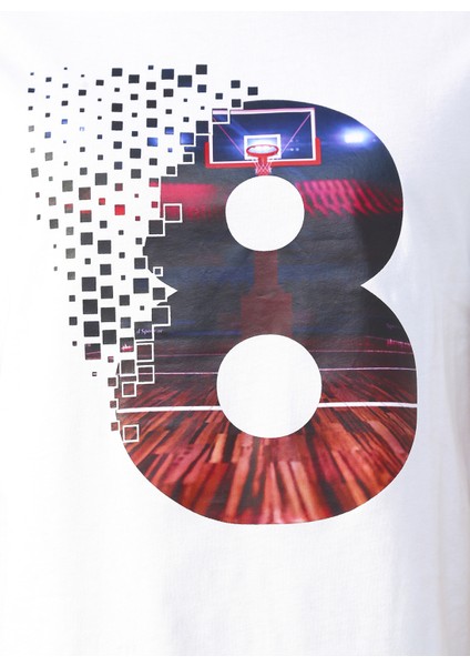 Sports Erkek Beyaz Bisiklet Yaka T-Shirt fiyatları