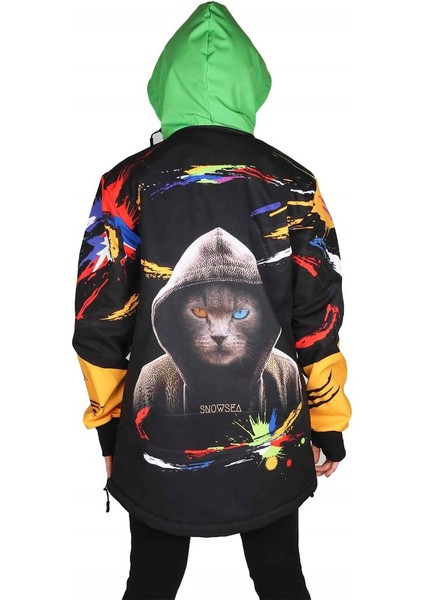 Cool Cat Yeşil Bayan Snowboard ve Kayak Montu