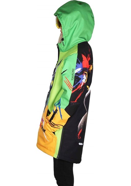 Cool Cat Yeşil Bayan Snowboard ve Kayak Montu
