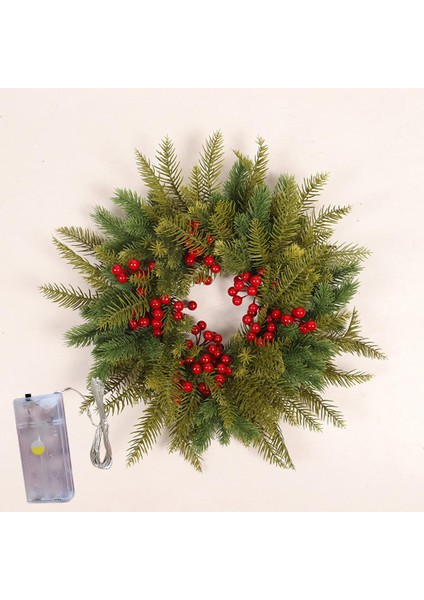 Akçaağaç Yaprağı Noel Çelenk Ön Kapı Dekor (Yurt Dışından)
