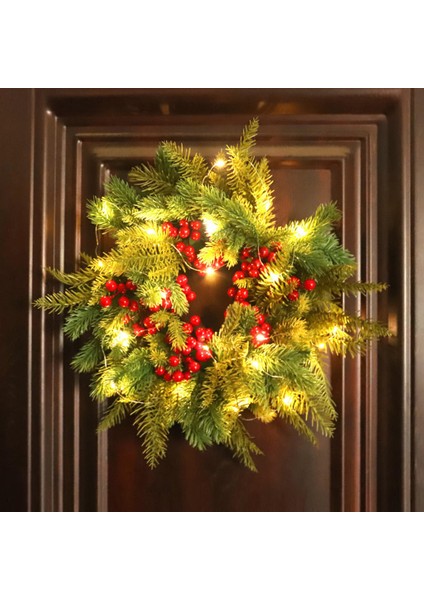 Akçaağaç Yaprağı Noel Çelenk Ön Kapı Dekor (Yurt Dışından)