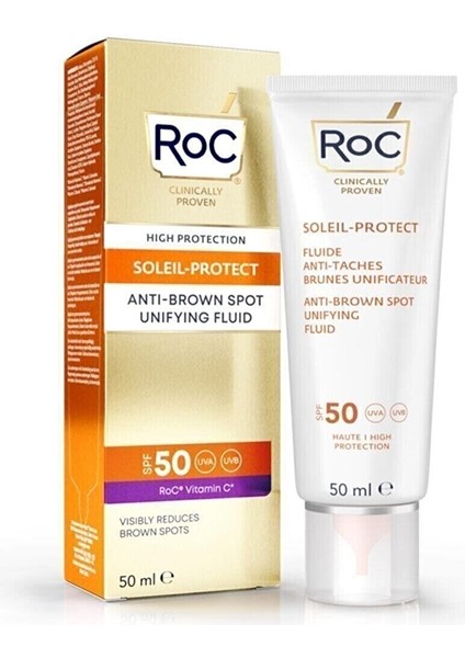 Roc Leke Karşıtı Güneş Bakım Kremi SPF50 50 ml