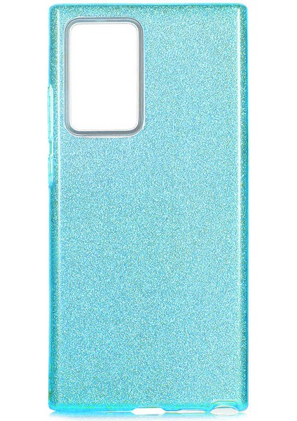 Galaxy Note 20 Ultra Kılıf Zore Shining Simli Silikon Kılıf