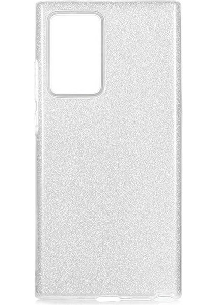 Galaxy Note 20 Ultra Kılıf Zore Shining Simli Silikon Kılıf