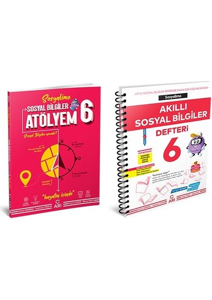 Arı Yayıncılık 6.Sınıf 2021 Sosyal Bilgiler Seti (Atölye-Defter)