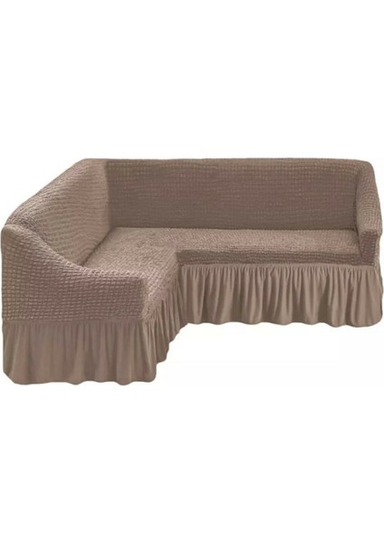 Bürümcük L Köşe Koltuk Örtüsü, Lastıkli, Standart