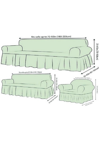 Bürümcük Koltuk, Kanepe, Çekyat Örtüsü, Koltuk Kılıfı 3 2 1 1 fiyatları