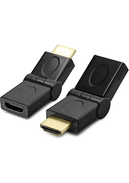 HDMI Erkek Dişi Ara Aparat Oynar L Tip DY-5706