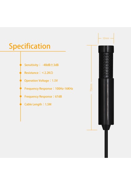 SF555 3.5mm Stüdyo Stereo Mikrofon (Yurt Dışından) indirimleri