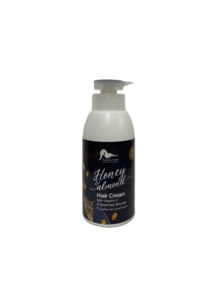 Hair Cream With Vitamin E & Dead Sea Minerals (Honey & Almond) 330 ml