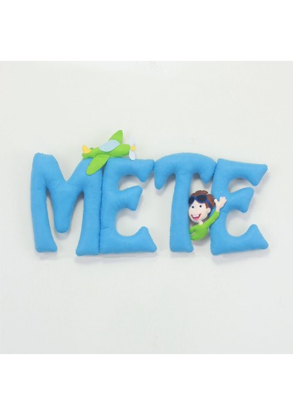 Mete Isimli Bebek Kapı Süsü