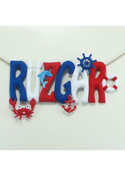 Rüzgar Isimli Denizci Bebek Kapı Süsü