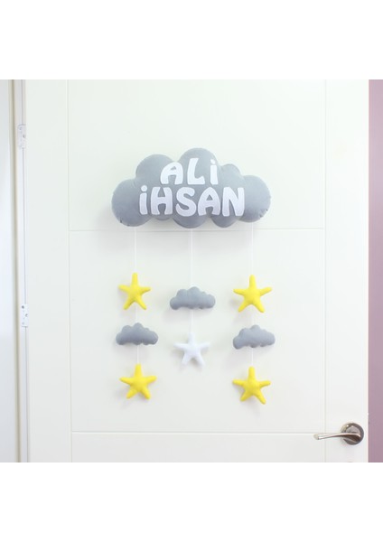 Ali Ihsan Isimli Bulutlu Bebek Kapı Süsü fiyatları