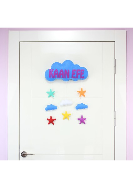 Kaan Efe Isimli Bulutlu Bebek Kapı Süsü fiyatları