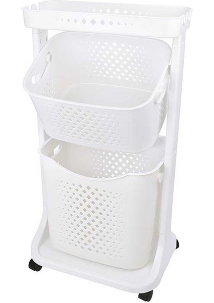 TP-748 Kat Kat Çok Amaçlı Organizer Sepet Beyaz fiyatları